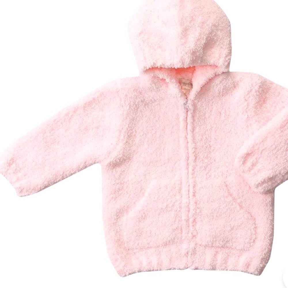 Angel Dear Pink Fuzzy Kids Jacket